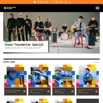 Faceradio startsida 2024