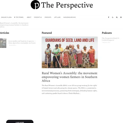 theperspective.se startsida 2024