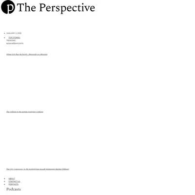 theperspective.se startsida 2025