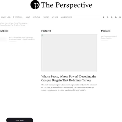 theperspective.se startsida 2026
