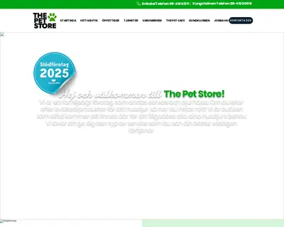 PETS startsida 2025