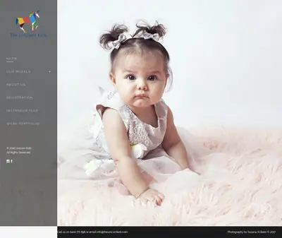 Unicorn Kids startsida 2018