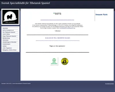 Tibetansk Spanielnytt startsida 2023