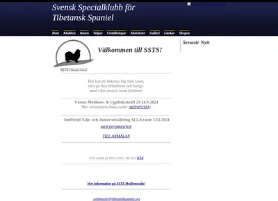 Tibetansk Spanielnytt startsida 2024