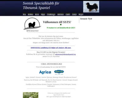 Tibetansk Spanielnytt startsida 2025
