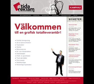 Tidaholms-Guiden startsida 2011