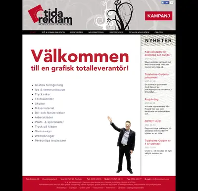 Tidaholms-Guiden startsida 2012