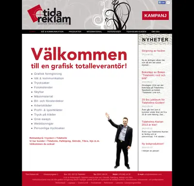 Tidaholms-Guiden startsida 2013