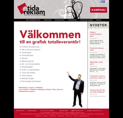 Tidaholms-Guiden startsida 2015