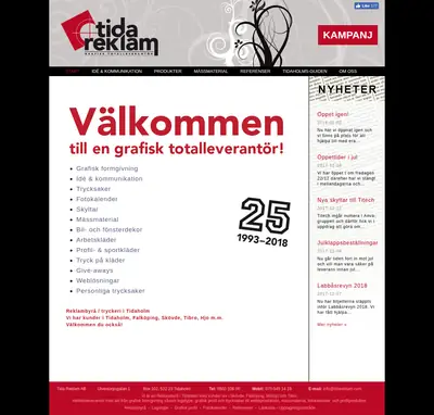 Tidaholms-Guiden startsida 2018