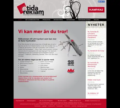 Tidaholms-Guiden startsida 2019
