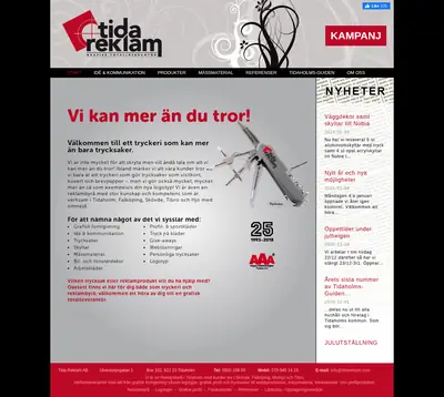 Tidaholms-Guiden startsida 2021