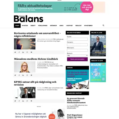 www.tidningenbalans.se startsida 2018