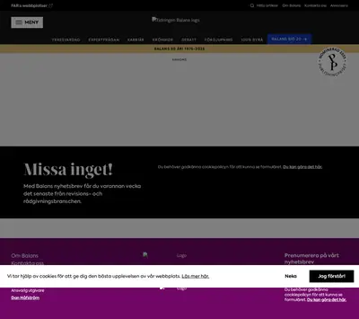 www.tidningenbalans.se startsida 2026