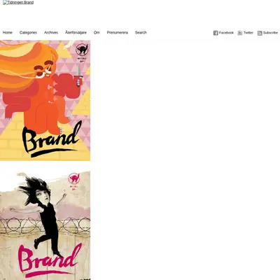 BRAND - ANARKISTISK TIDNING startsida 2011