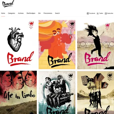 BRAND - ANARKISTISK TIDNING startsida 2012