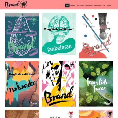 BRAND - ANARKISTISK TIDNING startsida 2013