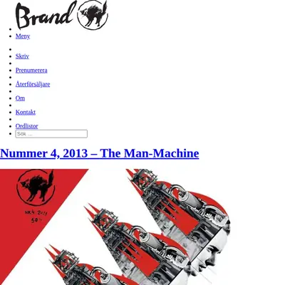BRAND - ANARKISTISK TIDNING startsida 2014