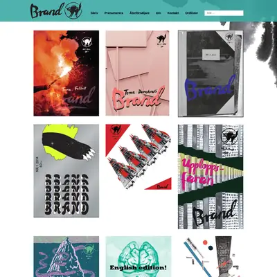 BRAND - ANARKISTISK TIDNING startsida 2015