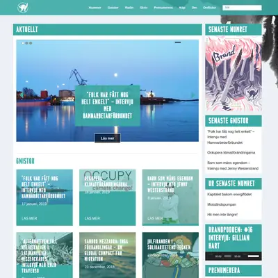 BRAND - ANARKISTISK TIDNING startsida 2019