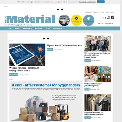 ByggMaterial startsida 2023