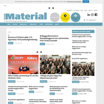 ByggMaterial startsida 2026