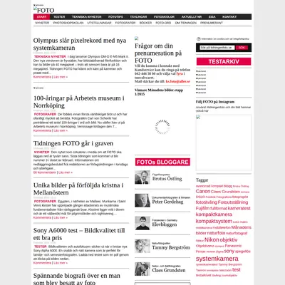 tidningenfoto.se startsida 2015