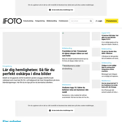 tidningenfoto.se startsida 2025