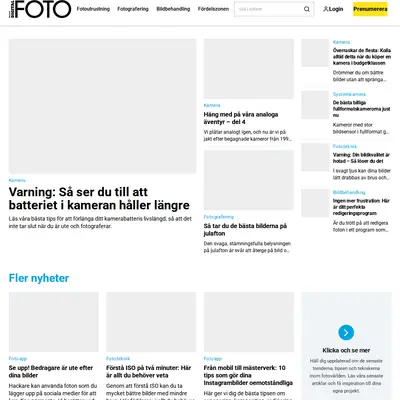 tidningenfoto.se startsida 2026