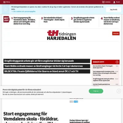 tidningenharjedalen.se TV startsida 2016