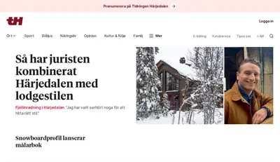 tidningenharjedalen.se TV startsida 2024