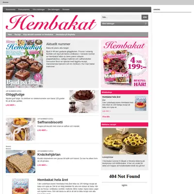 tidningenhembakat.se startsida 2012