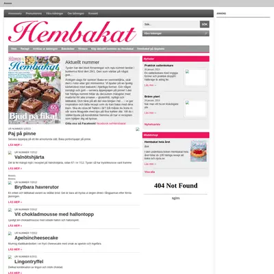 tidningenhembakat.se startsida 2013