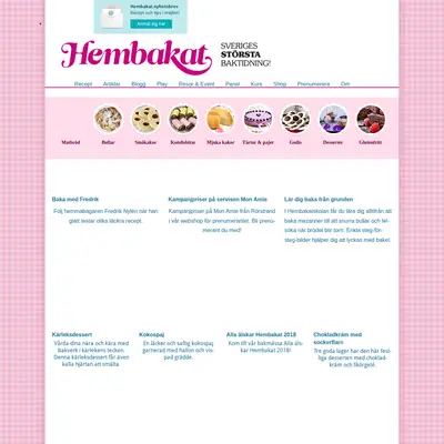 tidningenhembakat.se startsida 2018