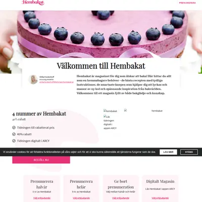 tidningenhembakat.se startsida 2021