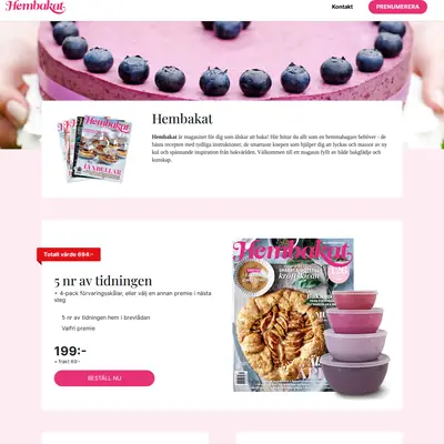 tidningenhembakat.se startsida 2024