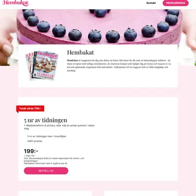 tidningenhembakat.se startsida 2025