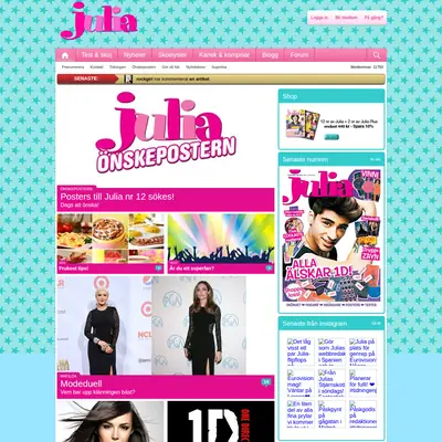 www.tidningenjulia.se startsida 2013