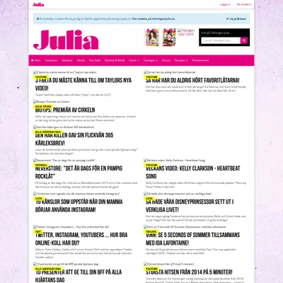 www.tidningenjulia.se startsida 2015
