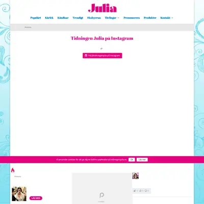 www.tidningenjulia.se startsida 2018