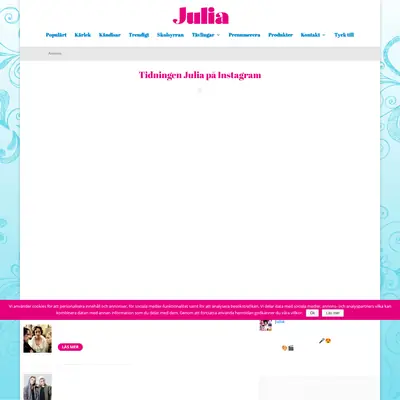 www.tidningenjulia.se startsida 2019