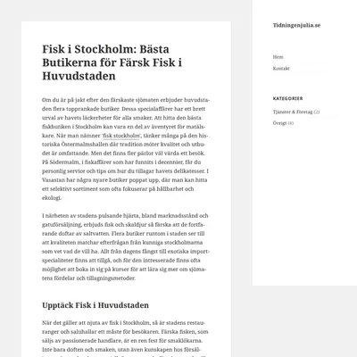 www.tidningenjulia.se startsida 2025