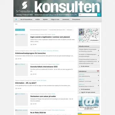 www.tidningenkonsulten.se startsida 2016
