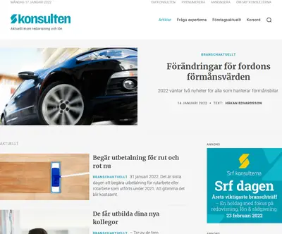 www.tidningenkonsulten.se startsida 2022