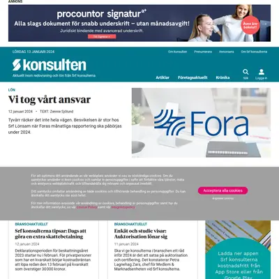 www.tidningenkonsulten.se startsida 2024