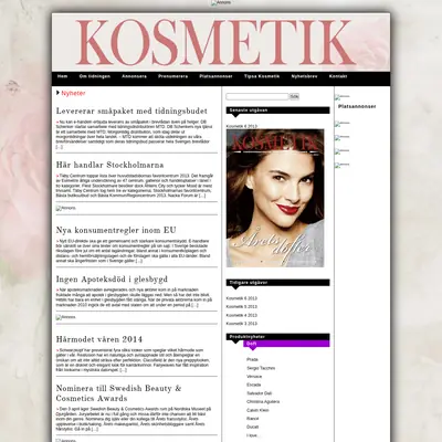 www.tidningenkosmetik.se startsida 2014