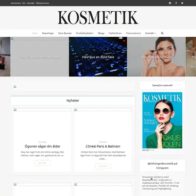 www.tidningenkosmetik.se startsida 2017