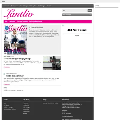 tidningenlantliv.se startsida 2011