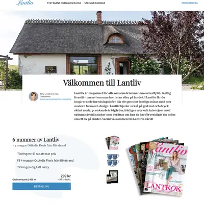 tidningenlantliv.se startsida 2022