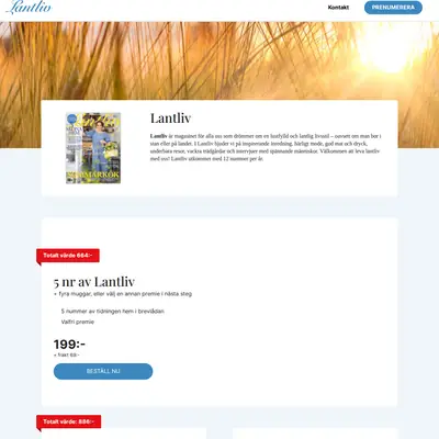 tidningenlantliv.se startsida 2024